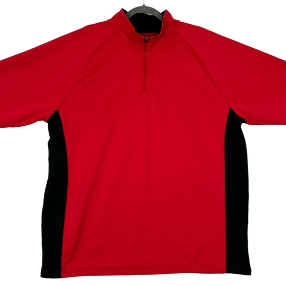 Champion Double Dry Long Sleeves Quarter Zip Pullover Size XXL - Picture 2 of 7